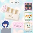 画像5: トナリノショップ にゃんダフルなにくきゅうピルケース カプセル型ピルケース 猫の手デザイン, 3コンパートメント, 防水, 2個セット (5)