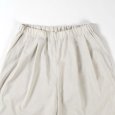 画像3: prit / プリット リネン混ストレッチシャンブレー タックバギーパンツ (3)