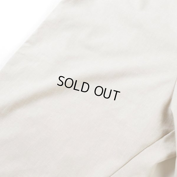 画像5: prit / プリット リネン混ストレッチシャンブレー 8分丈バギーパンツ (5)