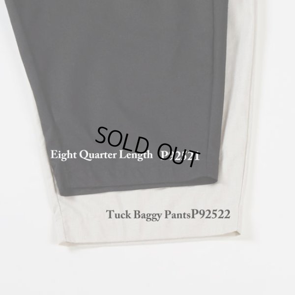 画像12: prit / プリット リネン混ストレッチシャンブレー 8分丈バギーパンツ (12)