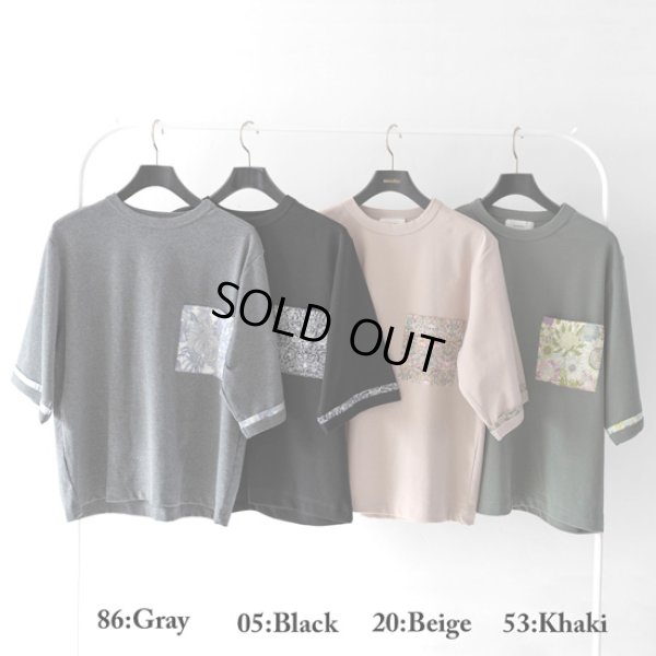 画像17: sosotto / ソソット ストレッチフライス LIBERTYポケットT 5分袖 (17)