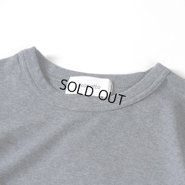 画像3: sosotto / ソソット ストレッチフライス LIBERTYポケットT 5分袖 (3)