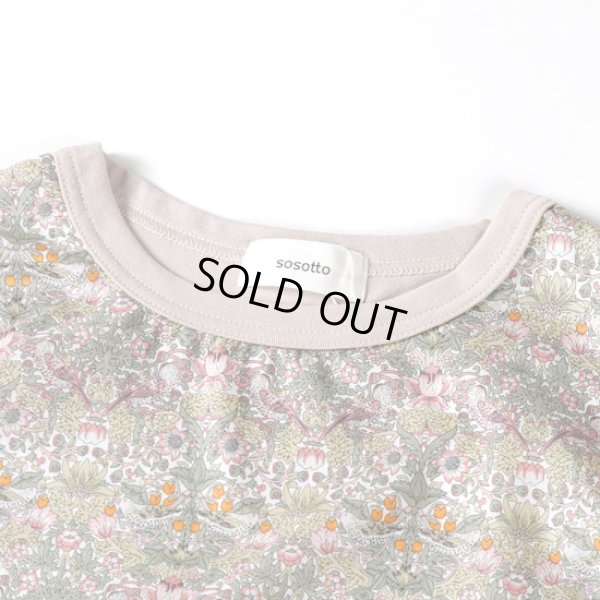 画像3: sosotto / ソソット ストレッチフライス LIBERTY前⾝頃ノースリーブ (3)