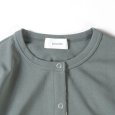 画像6: sosotto / ソソット ストレッチフライス LIBERTY前立てドット釦カーデ 5分袖 (6)