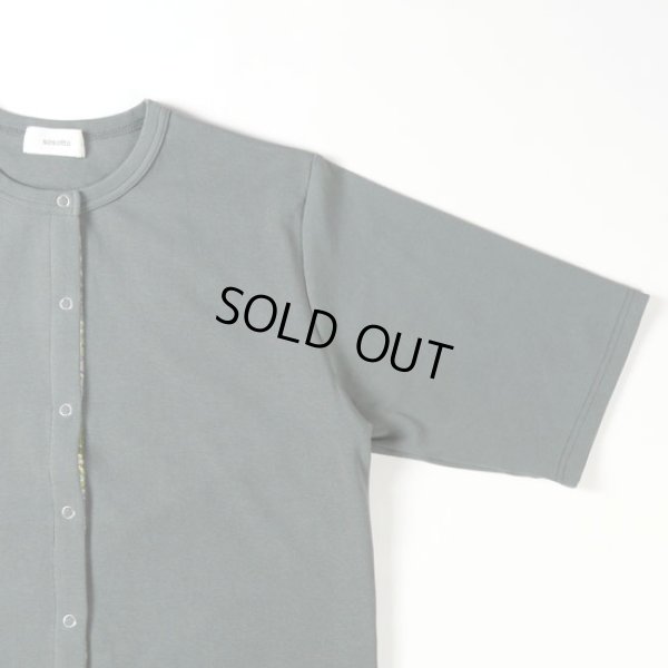 画像7: sosotto / ソソット ストレッチフライス LIBERTY前立てドット釦カーデ 5分袖 (7)