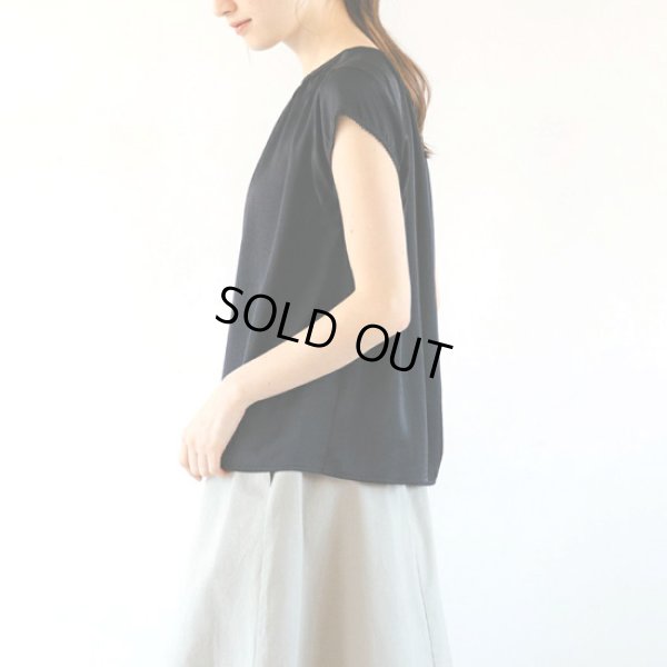 画像3: sosotto / ソソット アンティークサテン ギャザーフレンチブラウス (3)