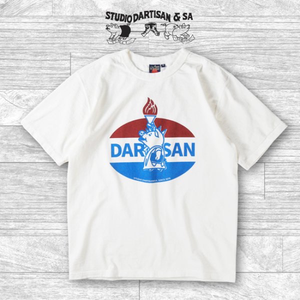 画像1: STUDIOD'ARTISAN / ステュディオダルチザン 吊り編みプリントTシャツ (1)
