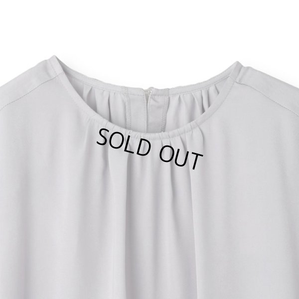 画像9: sosotto / ソソット アンティークサテン ギャザーフレンチブラウス (9)