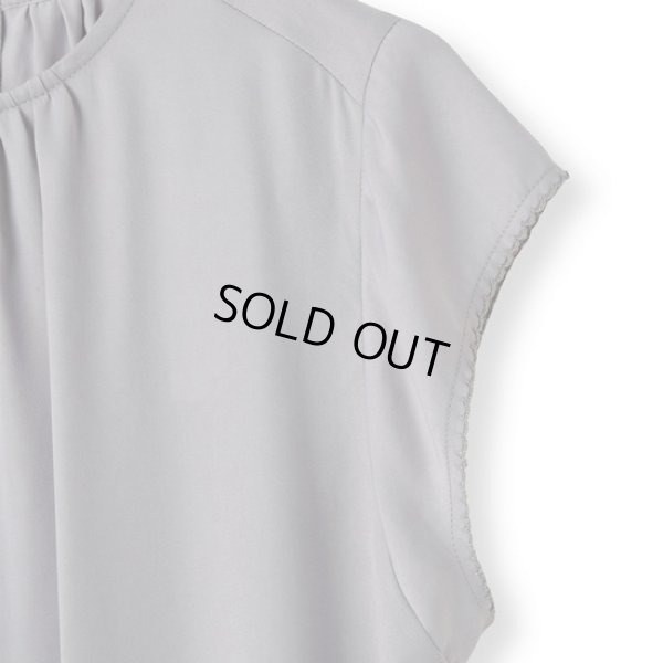 画像10: sosotto / ソソット アンティークサテン ギャザーフレンチブラウス (10)