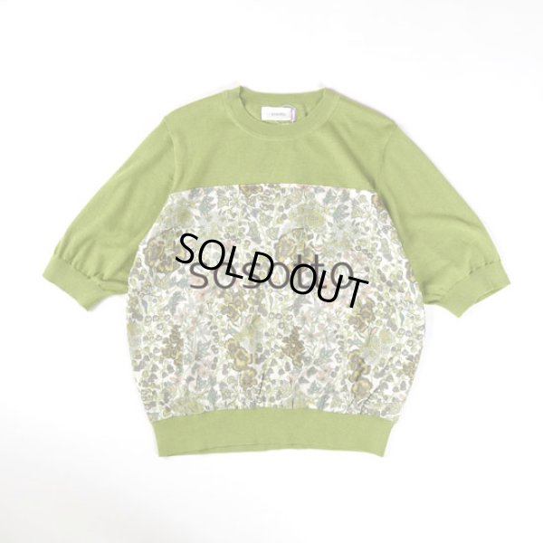 画像4: sosotto / ソソット テンセルコットン 胸切替リバティプルオーバー5分袖 (4)