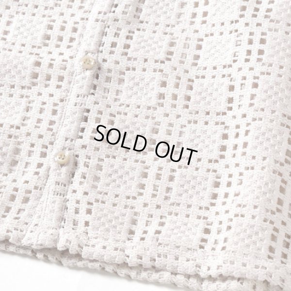 画像9: NARU / ナル ローゲージータイルレースカーデ (9)