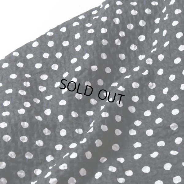 画像6: NARU / ナル 80ローンリップルシンプルドット ワイドカラーシャツ (6)