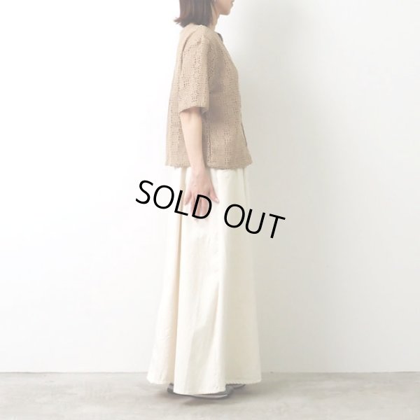 画像13: NARU / ナル ローゲージータイルレースカーデ (13)