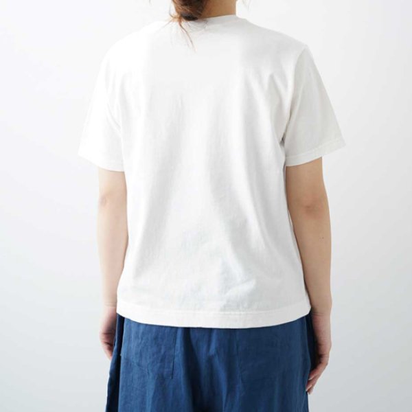 画像3: NATURAL LAUNDRY / ナテュラルランドリー カード天竺×先染め リメイクT (3)