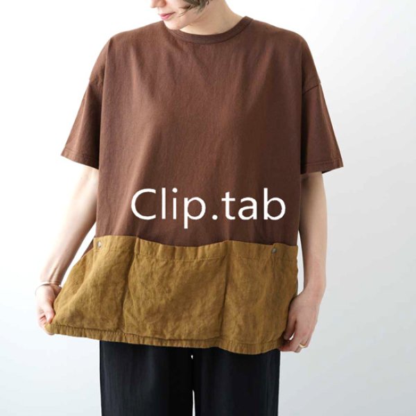 画像1: CLIP.TAB / クリップタブ チャンピオン天竺 ポケットオーバーT (1)