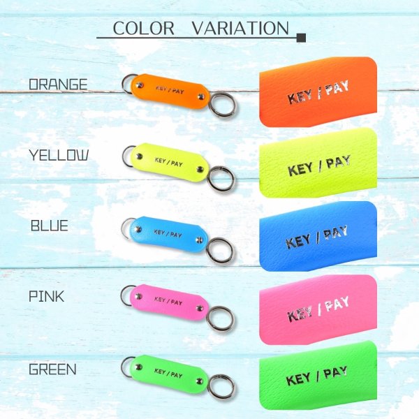 画像8: 1/2 HALF / ニブンノイチハーフ KEY/PAY ネオン (8)