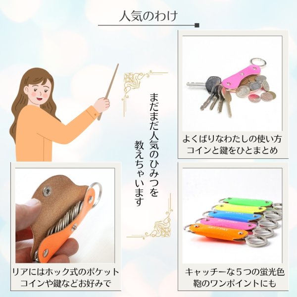 画像6: 1/2 HALF / ニブンノイチハーフ KEY/PAY ネオン (6)