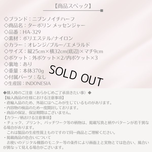 画像10: ニブンノイチハーフ ターポリンメッセンジャー (10)