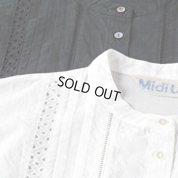 画像10: MidiUmi / ミディウミ レーススウィチングシャツ (10)
