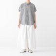画像2: prit / プリット 綿麻平織 スリーブレス衿付プルオーバー (2)
