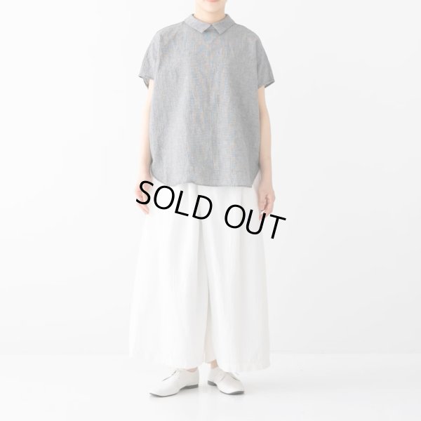 画像2: prit / プリット 綿麻平織 スリーブレス衿付プルオーバー (2)