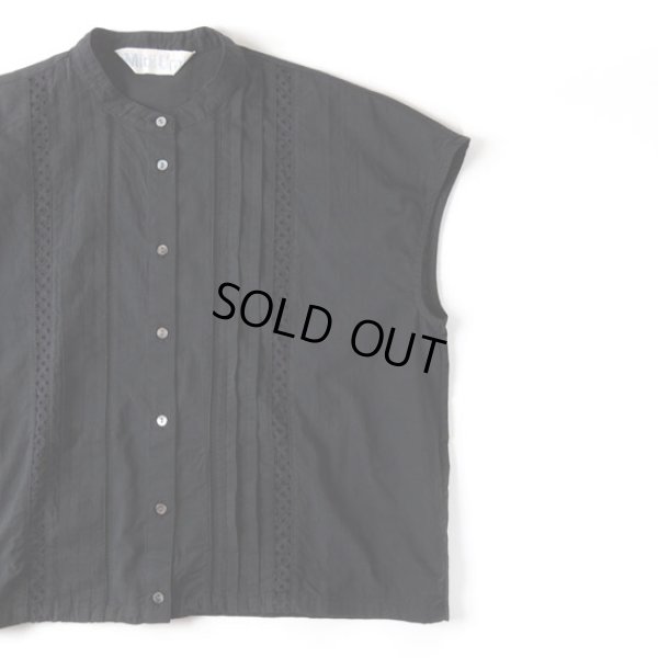 画像2: MidiUmi / ミディウミ レーススウィチングシャツ (2)