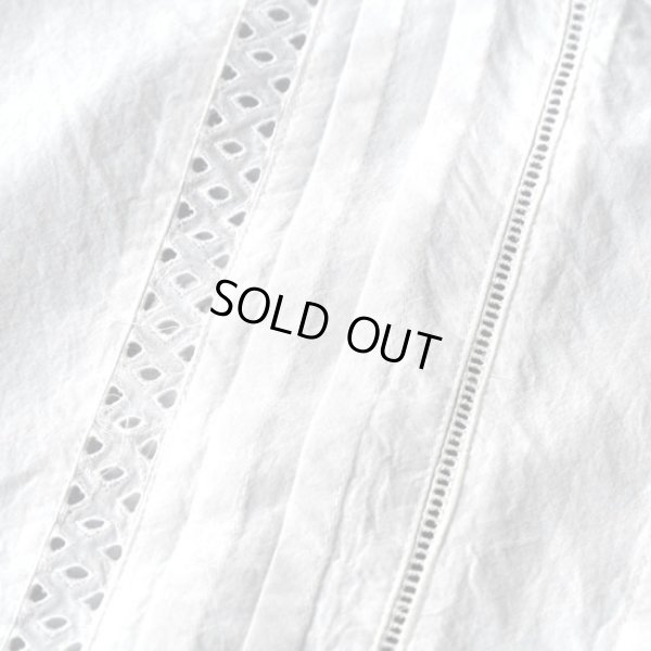 画像9: MidiUmi / ミディウミ レーススウィチングシャツ (9)