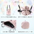 画像3: トナリノショップ ダブル巾着ショルダー 巾着バッグ、ダブル巾着ポケット付き、軽量ポリエステル素材、撥水素材、ユニセックス (3)