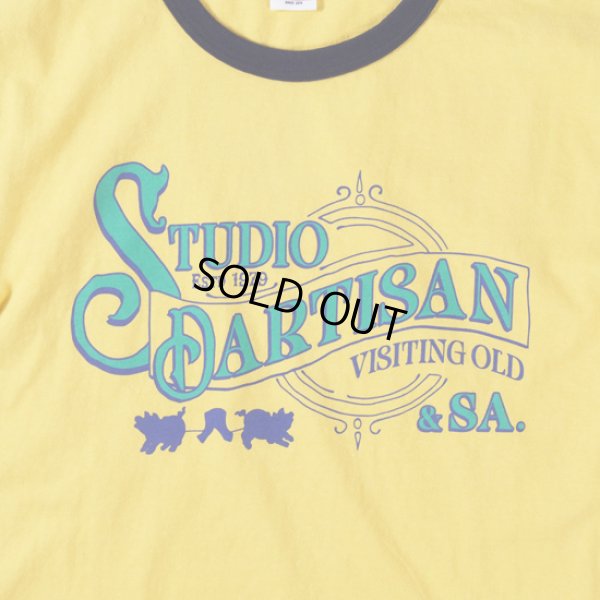 画像2: STUDIOD'ARTISAN / ステュディオダルチザン リンガープリントTシャツ (2)