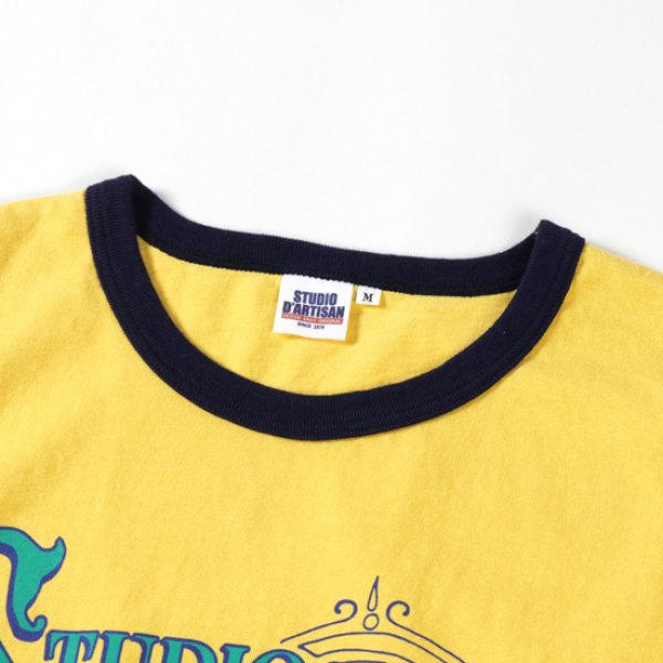 画像3: STUDIOD'ARTISAN / ステュディオダルチザン リンガープリントTシャツ (3)