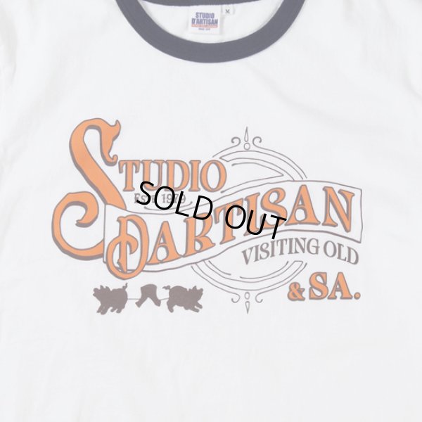 画像8: STUDIOD'ARTISAN / ステュディオダルチザン リンガープリントTシャツ (8)