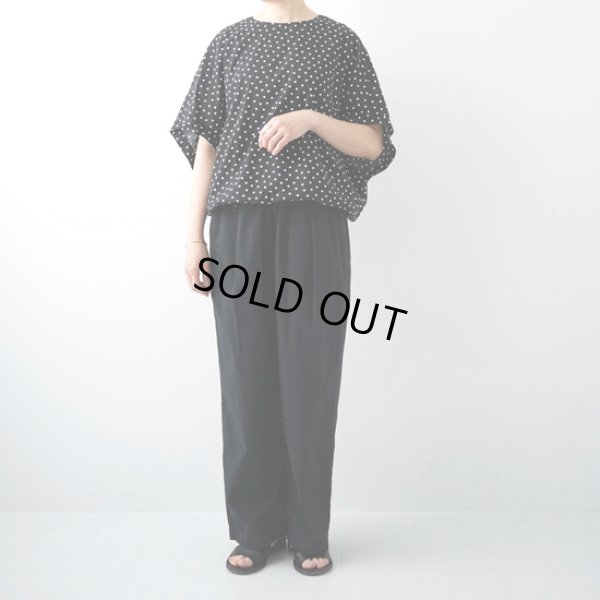 画像11: grin / グリン 綿レーヨンドットプリントプルオーバー (11)