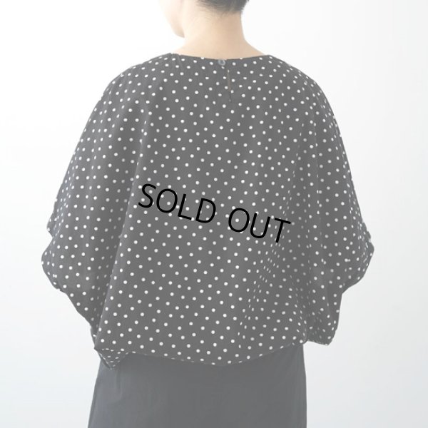画像12: grin / グリン 綿レーヨンドットプリントプルオーバー (12)
