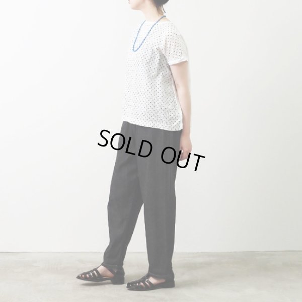 画像3: NARU / ナル リップルシンプルドット 切替ミナミシャツ (3)