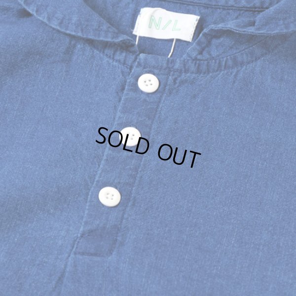 画像5: NATURAL LAUNDRY / ナテュラルランドリー シャンブレー丸衿5分袖プルオーバー (5)