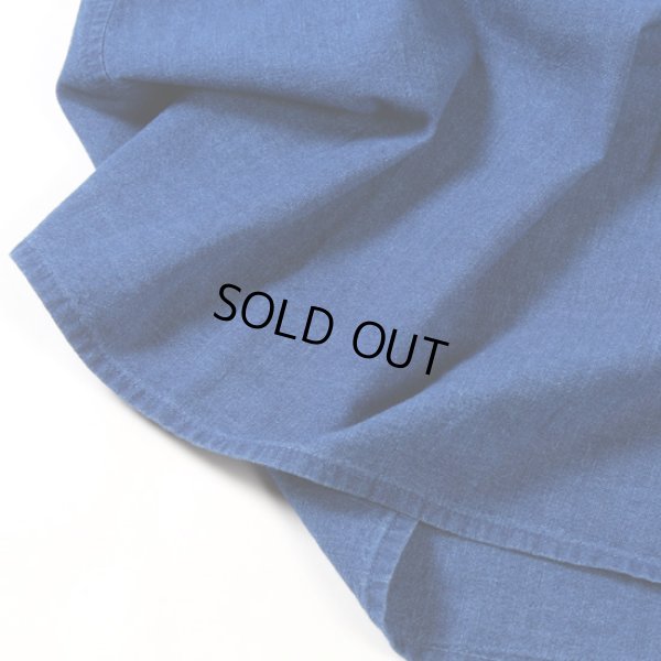 画像7: NATURAL LAUNDRY / ナテュラルランドリー シャンブレー丸衿5分袖プルオーバー (7)