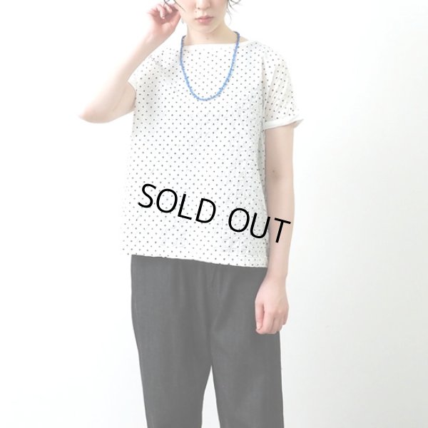 画像4: NARU / ナル リップルシンプルドット 切替ミナミシャツ (4)