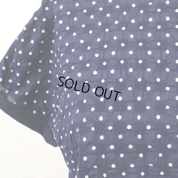 画像9: NARU / ナル リップルシンプルドット 切替ミナミシャツ (9)