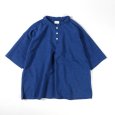 画像8: NATURAL LAUNDRY / ナテュラルランドリー シャンブレー丸衿5分袖プルオーバー (8)