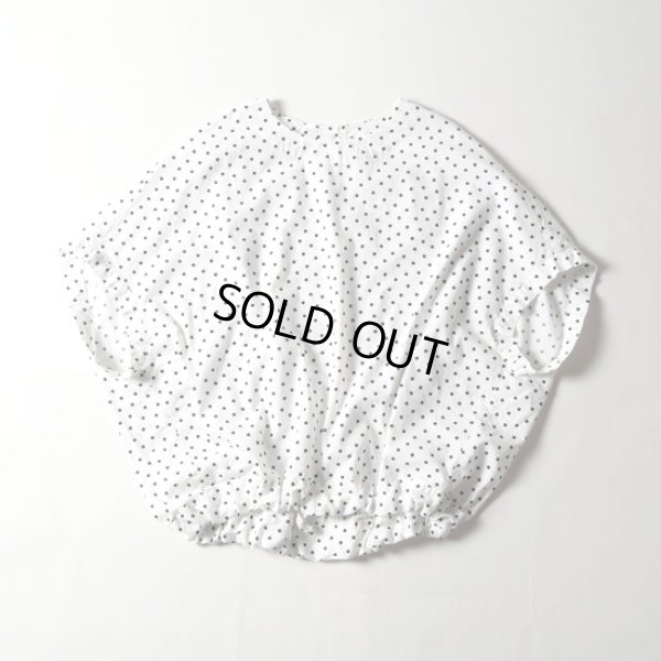 画像13: grin / グリン 綿レーヨンドットプリントプルオーバー (13)