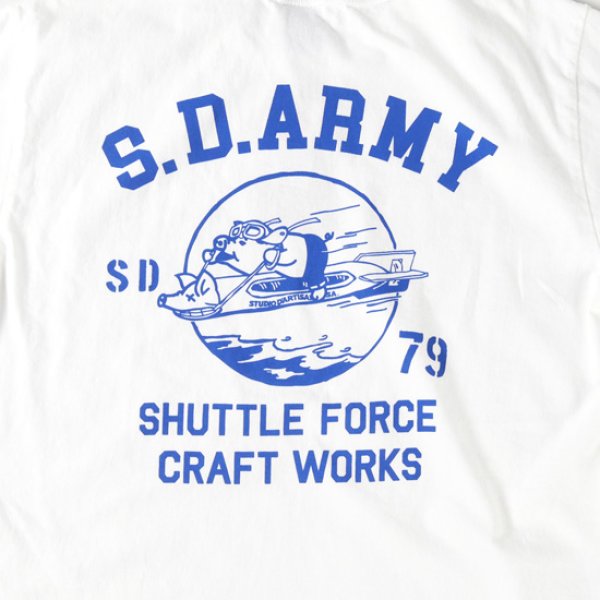 画像10: STUDIOD'ARTISAN / ステュディオダルチザン USAコットンプリントTシャツ (10)