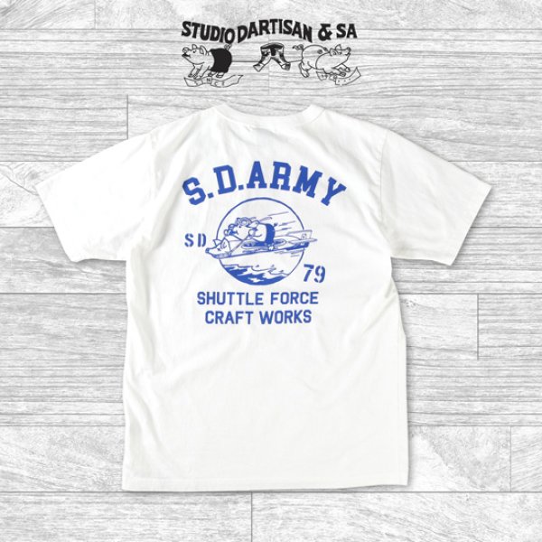 画像9: STUDIOD'ARTISAN / ステュディオダルチザン USAコットンプリントTシャツ (9)