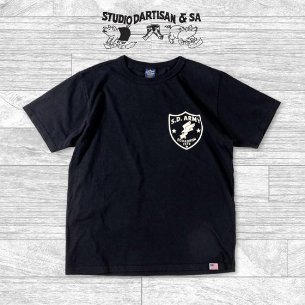 画像3: STUDIOD'ARTISAN / ステュディオダルチザン USAコットンプリントTシャツ (3)