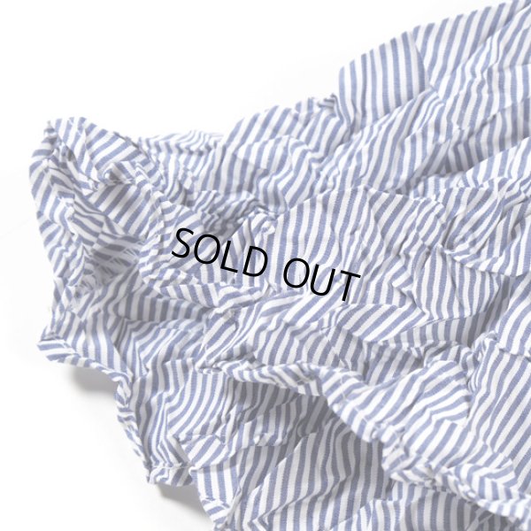 画像7: mizuiroind / ミズイロインド ワッシャープリーツ フレアーチェックシャツ (7)