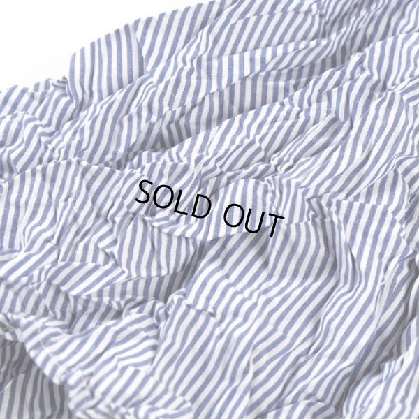 画像5: mizuiroind / ミズイロインド ワッシャープリーツ フレアーチェックシャツ (5)