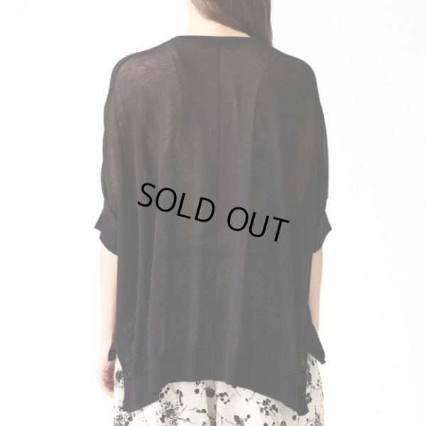 画像6: mizuiroind / ミズイロインド ハイゲージ クルーネックワイドカーディガン (6)