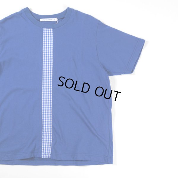 画像3: NATURAL LAUNDRY / ナテュラルランドリー カード天竺×先染め センターパネルT (3)