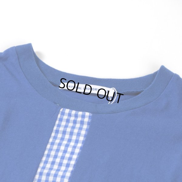 画像2: NATURAL LAUNDRY / ナテュラルランドリー カード天竺×先染め センターパネルT (2)