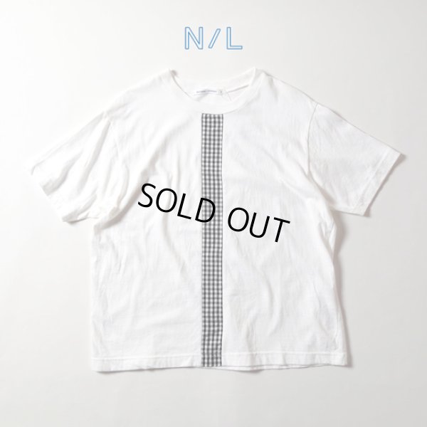 画像5: NATURAL LAUNDRY / ナテュラルランドリー カード天竺×先染め センターパネルT (5)