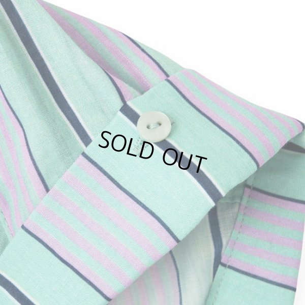 画像11: PONT DE CHALONS / ポンデシャロン トランゼットストライプブラウス (11)